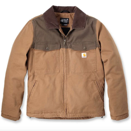 carhartt montana duck insulated jacket 106432 brown coffee