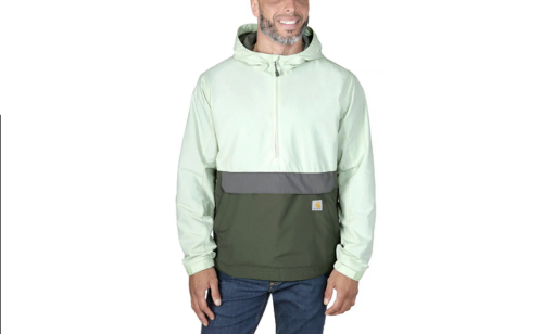 carhartt rain defender lightweight anorak tender greens dusty olive gg0