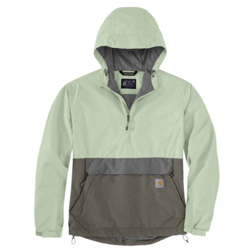 carhartt rain defender lightweight anorak tender greens dusty olive gg0 front