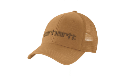 carhartt canvas mesh back baseball cap 101195 brown