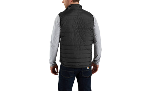 carhartt rain defender insulated vest 102286 black back