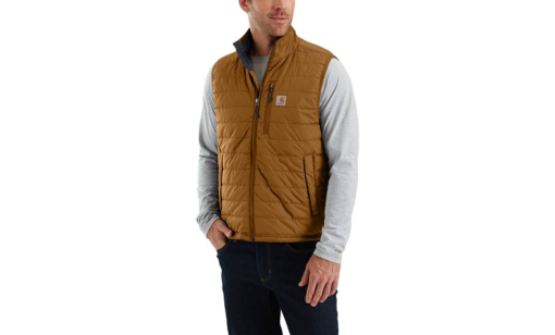 carhartt rain defender insulated vest 102286 brown